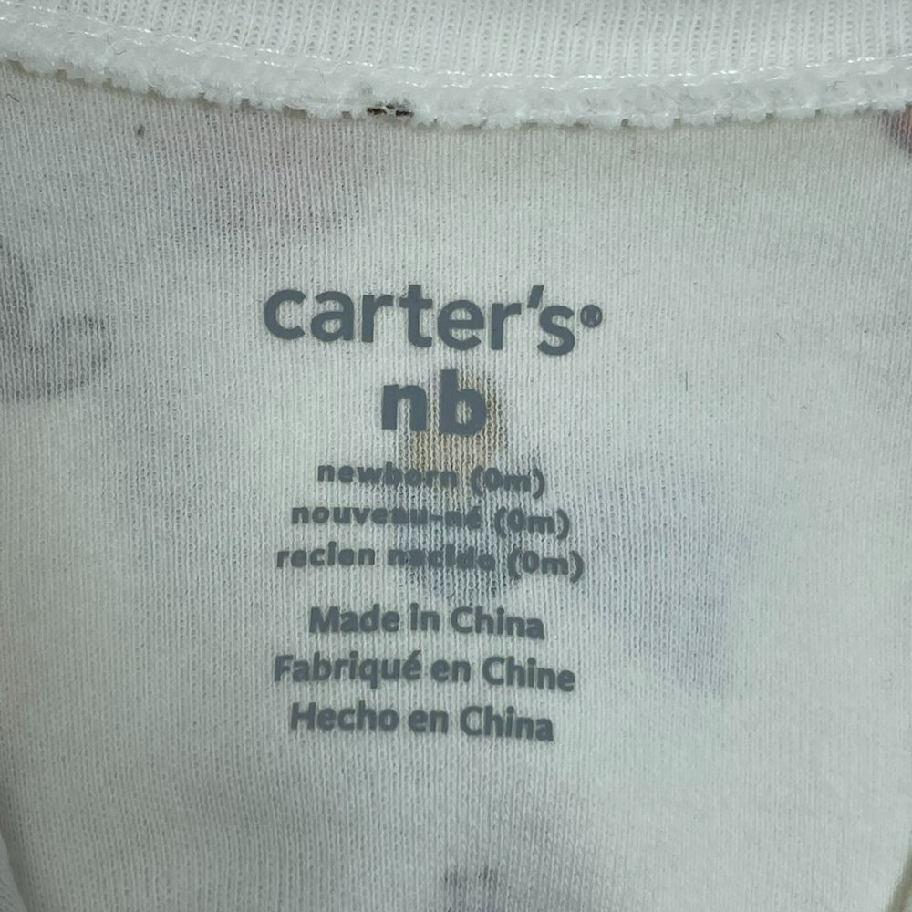 New Carter’s Baby Newborn Footed Sleep Play Turkey Thanksgiving 2 way Zip - Picture 5 of 6